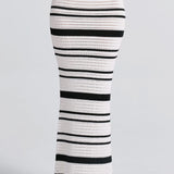 Saia Maxi Georgia - Preto/Branco