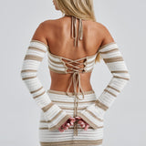 Georgia Top - Bege/Branco