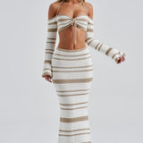 Georgia Top - Bege/Branco