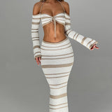 Georgia Top - Bege/Branco