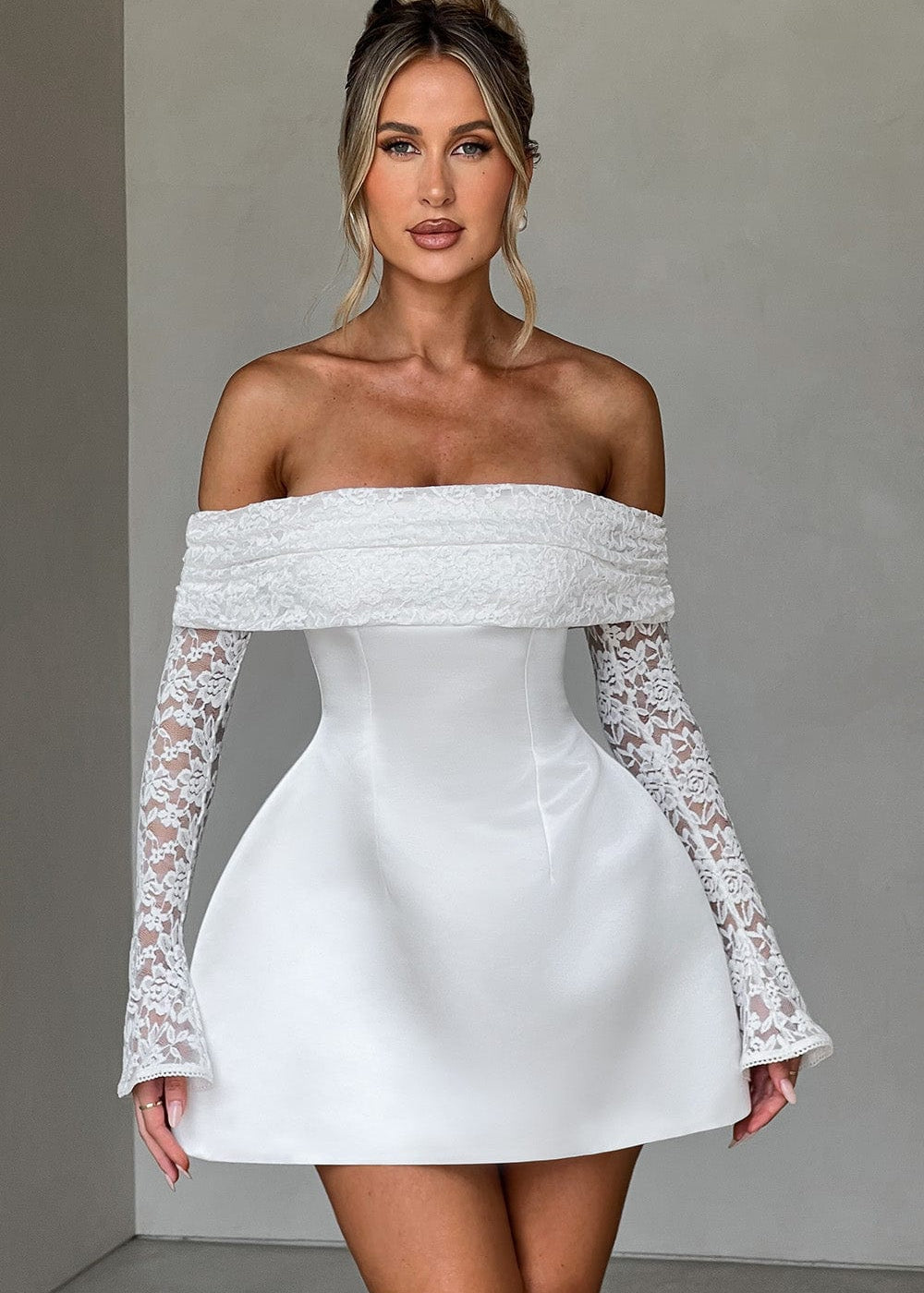 Vestido Mini Georgianna - Marfim