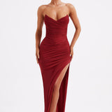 Vestido Maxi Giovanna - Vinho