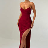 Vestido Maxi Giovanna - Vinho