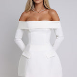 Saia Short Grace - Marfim