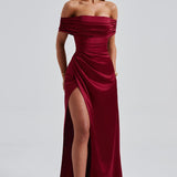 Vestido Maxi Gwendolyn - Bordô