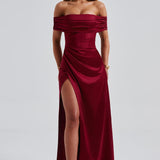 Vestido Maxi Gwendolyn - Bordô