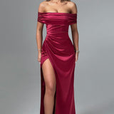 Vestido Maxi Gwendolyn - Bordô