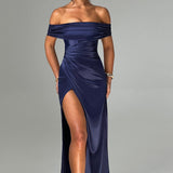 Vestido Maxi Gwendolyn - Marinho