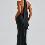 Vestido Maxi Halo - Preto