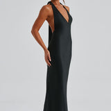 Vestido Maxi Halo - Preto