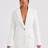 Jaqueta de Terno Hazel - Marfim