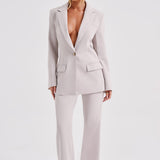 Jaqueta de Terno Hazel - Pedra