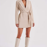 Vestido Blazer Heather - Bege