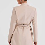 Vestido Blazer Heather - Bege