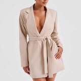 Vestido Blazer Heather - Bege