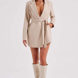 Vestido Blazer Heather - Bege