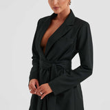 Vestido Blazer Heather - Preto
