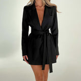 Vestido Blazer Heather - Preto