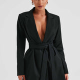 Vestido Blazer Heather - Preto