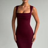 Vestido Maxi Helena - Verniz Cereja