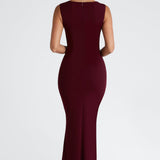 Vestido Maxi Helena - Verniz Cereja