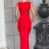 Vestido Maxi Helena - Vermelho