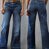 Jeans Boot Cut de Cintura Média