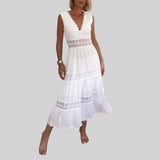 Clara - Vestido midi sem mangas