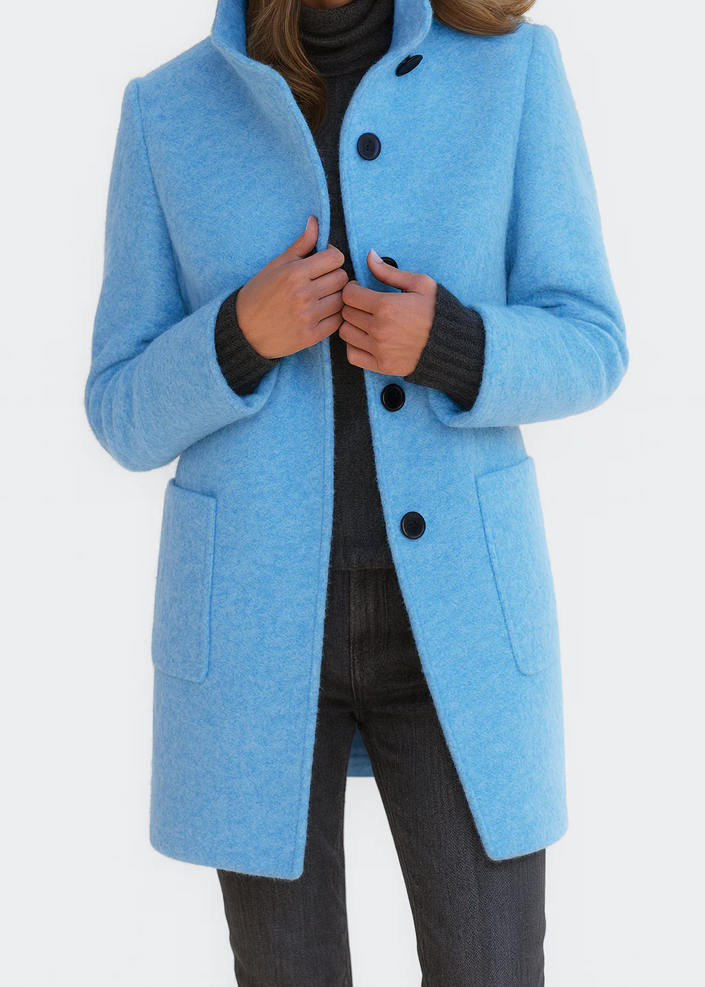 Victoria | Casaco Confortável para Mulheres com Gola Alta