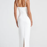 Vestido Ines Midaxi - Marfim