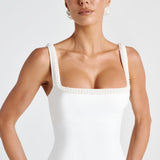 Vestido Ines Midaxi - Marfim