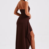 Vestido Maxi Isadora - Chocolate