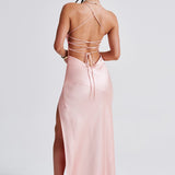 Vestido Maxi Isobel - Rosa Claro