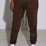Ivy Luxe Trackpant - Chocolate