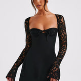 Vestido Mini Jacinta - Preto