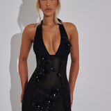 Vestido Maxi Jacqueline - Preto