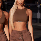 Jae Luxe Crop - Chocolate