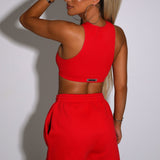 Jae Luxe Crop - Vermelho