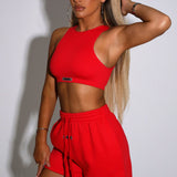 Jae Luxe Crop - Vermelho