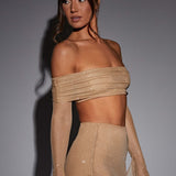 Top Jana - Brilho Dourado