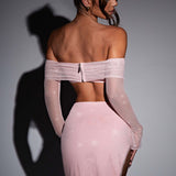 Top Jana - Brilho Rosa