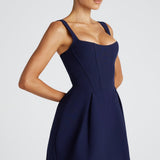 Vestido Mini Janiyah - Marinho