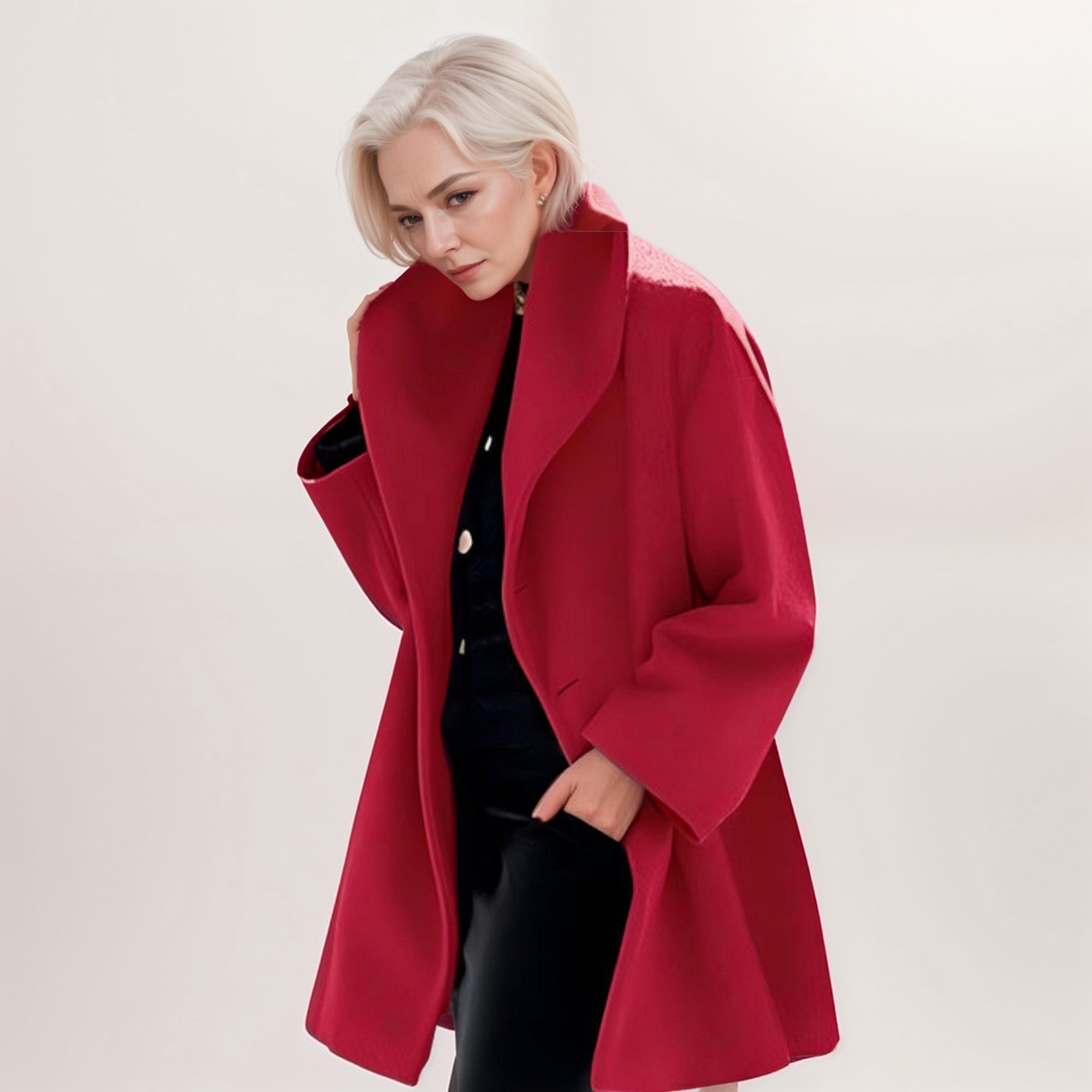 Benedetta - Chaqueta de lana cortavientos