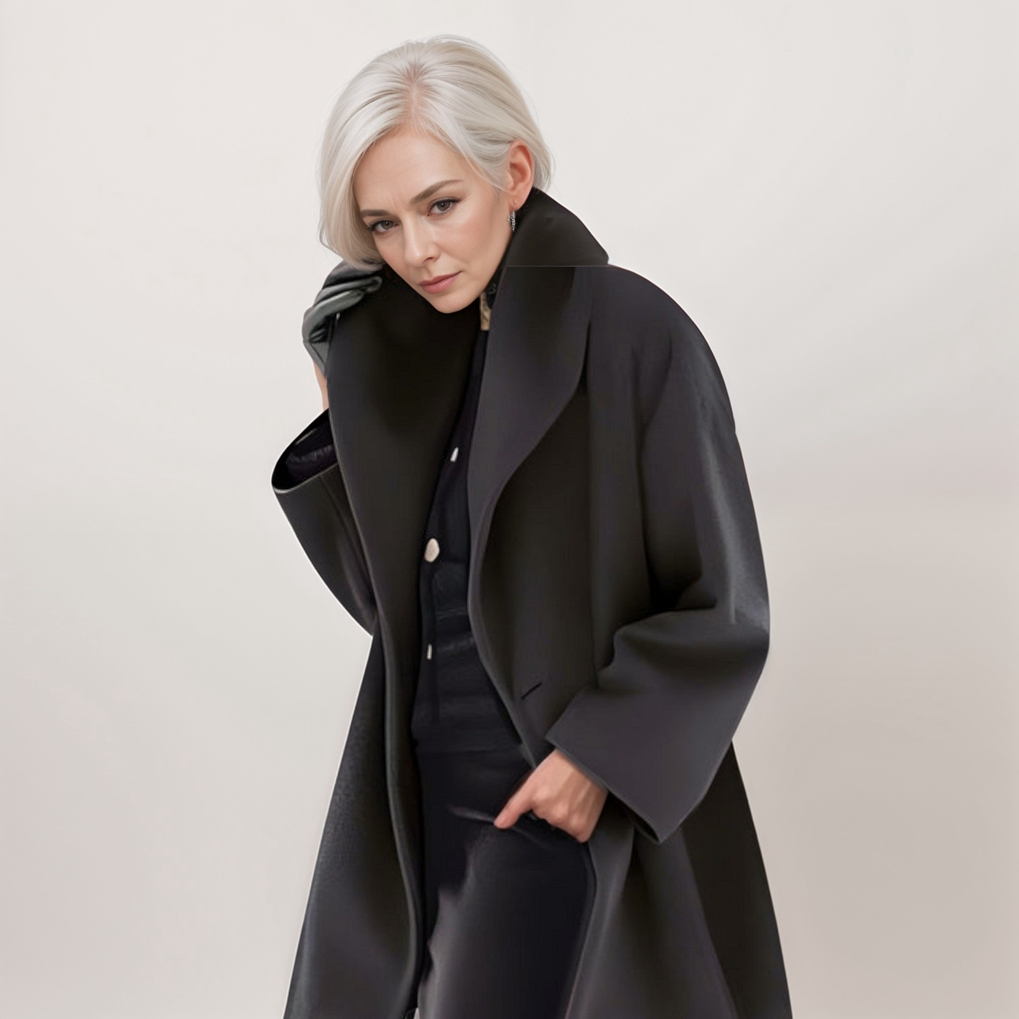 Benedetta - Chaqueta de lana cortavientos