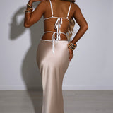 Saia Maxi Jasmyn - Champanhe