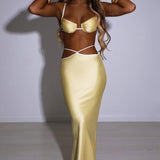 Saia Maxi Jasmyn - Limão