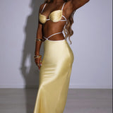 Saia Maxi Jasmyn - Limão