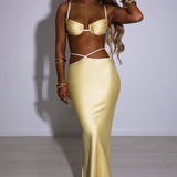 Saia Maxi Jasmyn - Limão