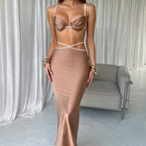 Saia Maxi Jasmyn - Mocha