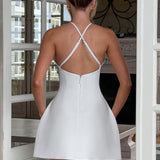 Vestido Mini Jayne - Marfim